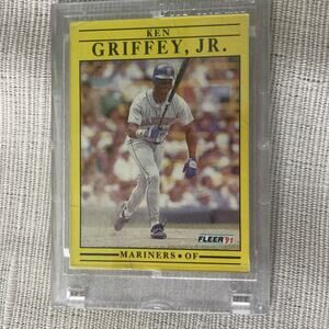 Ken Griffey Jr 1991 Fleer #450 - PSA 9 - Seattle Mariners